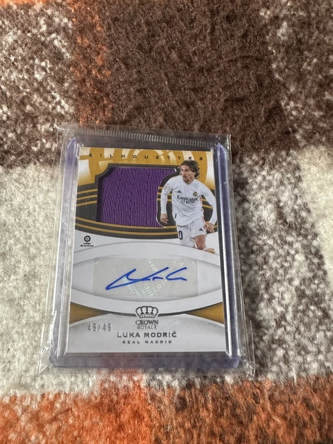 ルカ モドリッチ Panini Chronicles 49枚限定 Prizm 2020 Panini Chronicles Luka Modric Auto