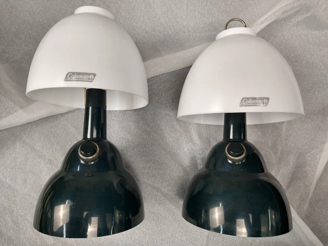 COLEMAN CAMPING TABLE Lamp Lantern 5370-1900 Vintage Battery