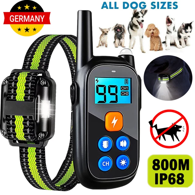 erziehungshalsband vibration und ton StunGiTrade Vibrations-Erziehungshalsband Für 2 Hunde – Mit Fernbedienung &  Akku (Größen XS-XL) Seresto Halsband Für Große Hunde main image 1