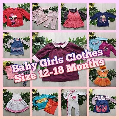 Baby Girls Clothes Make Build Your Own Bundle Job Lot Size 12-18 Months Outfit
