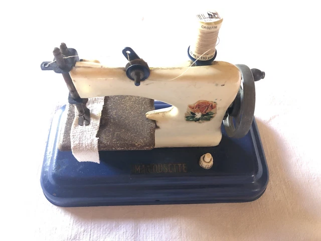 Ancienne Machine à Coudre Enfant Ma Cousette, Vintage 70s, Jeu D’imitation, Dans Sa Boîte D’origine