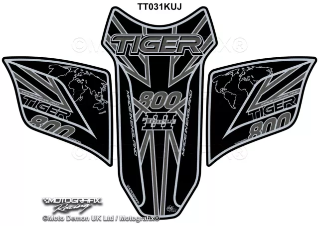 Triumph Tiger 800 2018 Motorcycle Tank Pad Protector Paint Protection Motografix