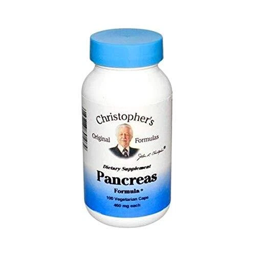 DR CHRISTOPHER'S FORMULA Original Formulas Pancreas Formula, 100 Count