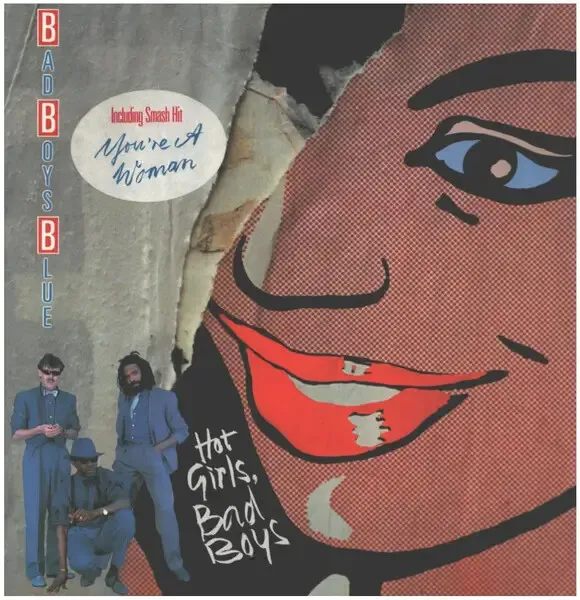 Bad Boys Blue Hot Girls, Bad Boys NEAR MINT Coconut Vinyl LP