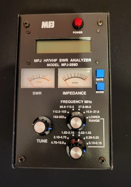 MFJ 259D HF/VHF SWR Analyzer