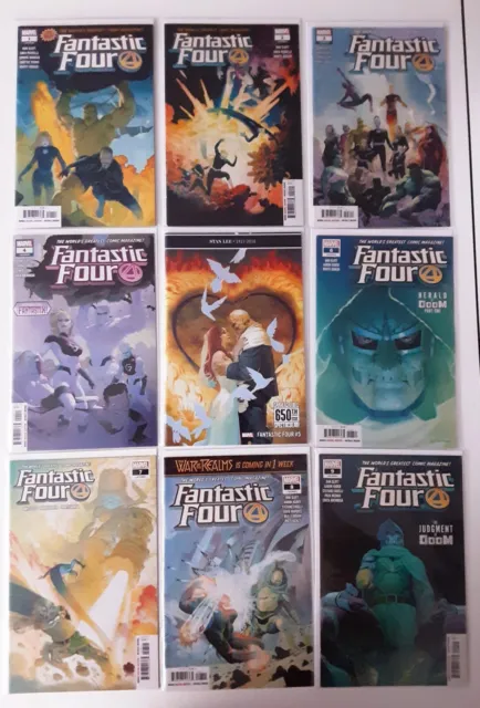 Fantastic Four #1-46 (2018-22) Wedding Special, Reckoning War, Full Run, Nm