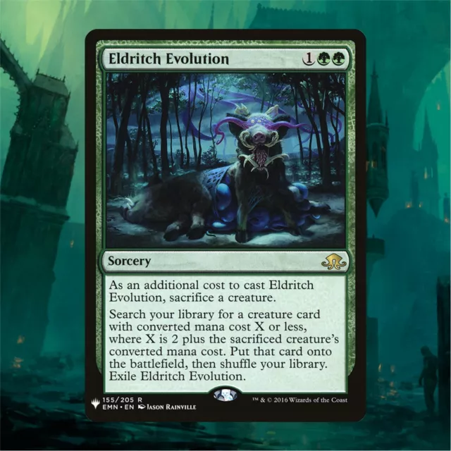 [Mtg] [Magic]  Eldritch Evolution - The List [Nm]