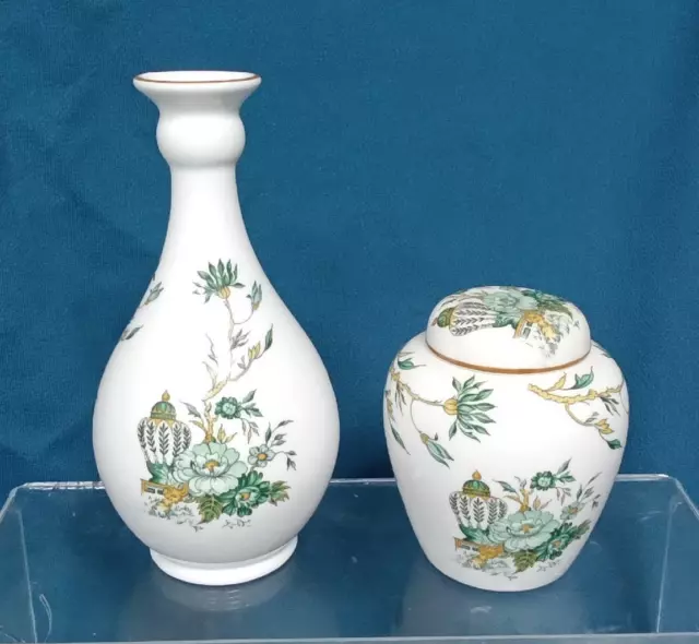 Crown Staffordshire Kowloon Bud Vase und Ingwerglas