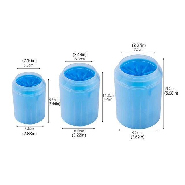 Taza limpiadora de patas de perro portátil mascota gato pata sucia tazas de limpieza herramientas de lavado de pies ZK