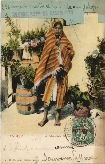 CPA AK MAROC TANGER A Moorish Girl (31679)