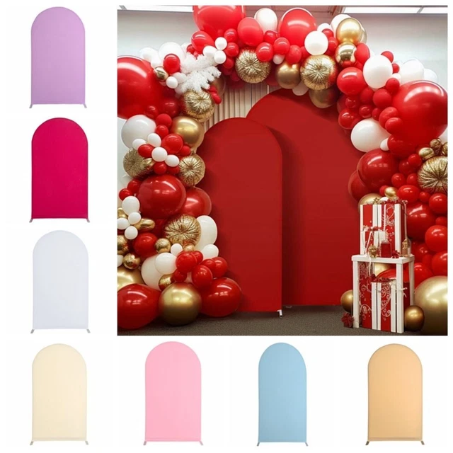 ELASTIC DOUBLE SIDED Arch Backdrop Cover Arch Wall Backdrop Cover ...