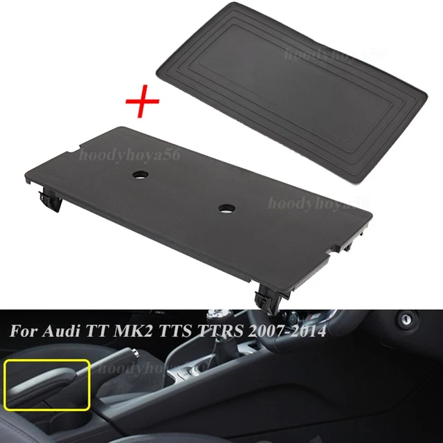 FOR AUDI TT MK2 TTS TTRS 20072014 Center Console Cover Plate + Rubber
