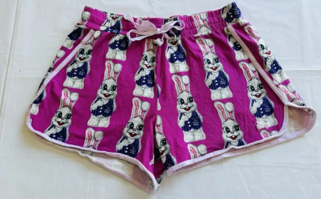 PETER ALEXANDER CADBURY Dairy Milk PJ Shorts Pink Easter Bunny Pyjamas Size M VG 29.90 PicClick AU