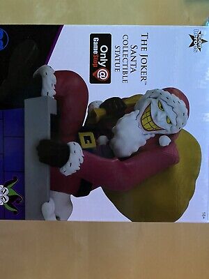 The Joker Santa Statue Batman The Animated Series DC Comics GameStop Exclusive