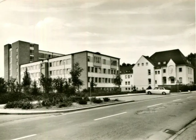 AK Lendersdorf Düren ca. 1970 (?) Krankenhaus von der Straße / Aachen Eschweiler