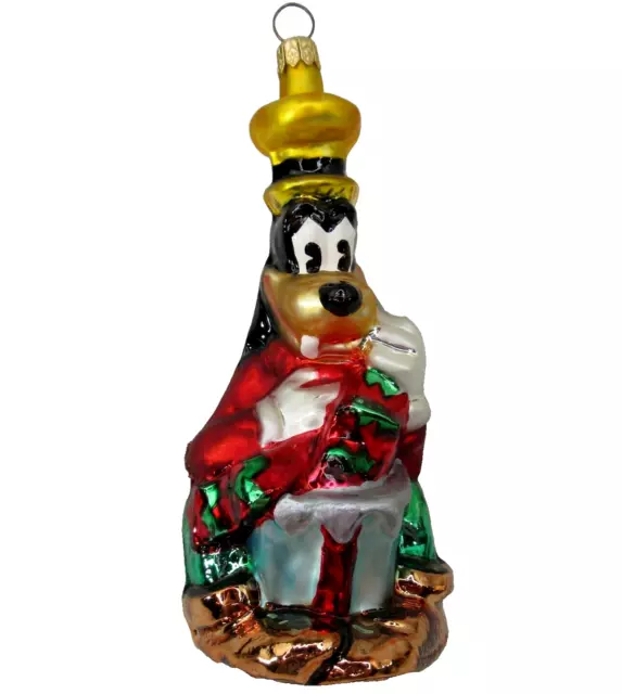 Christopher RADKO Xmas 6" ornament A GOOFY SURPRISE Disney vtg 1996 #96-Dis-05