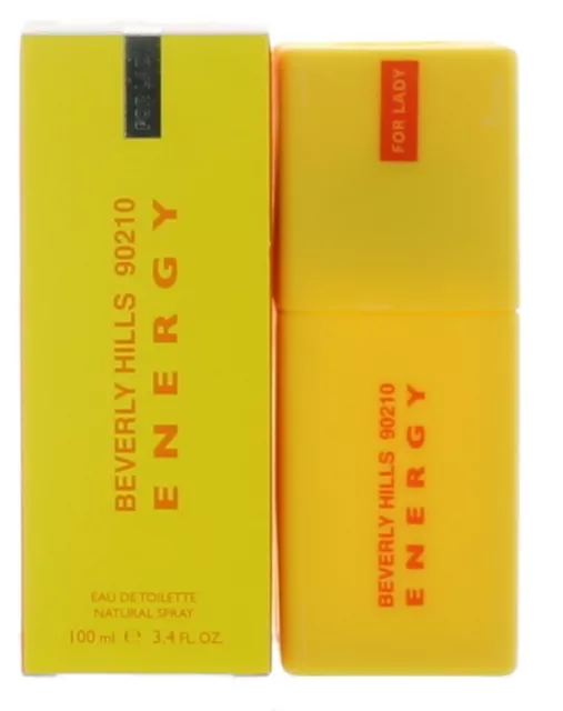 Energía Por Beverly Hills 90210 para Mujer EDT Perfume Spray 101ml Nuevo en Caja