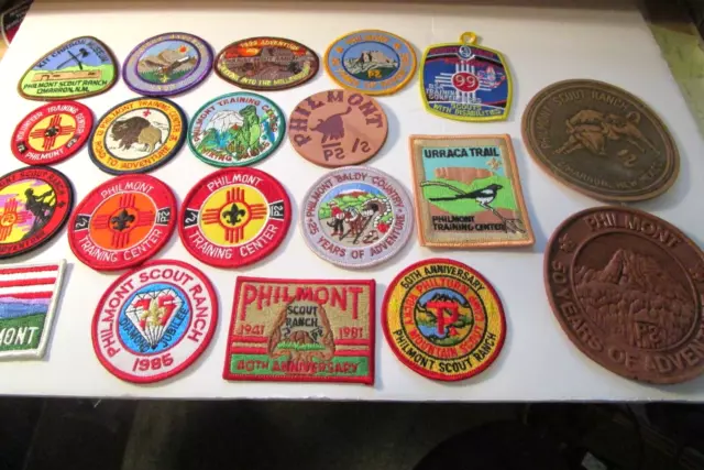 Lot Of 20 Different Philmont Patches