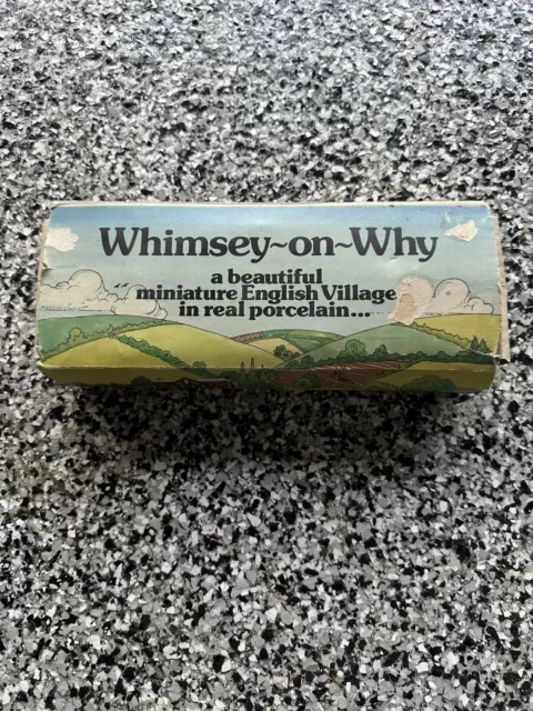 Vintage Wade Whimsey On Why Miniture Porcelain English Village Complete Set # 2