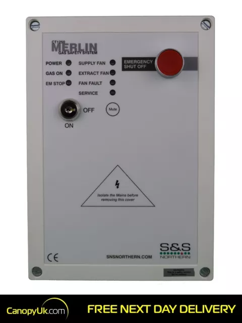 Merlin CT1250 Gas Interlock Panel Current Monitoring for Commercial Kitchens