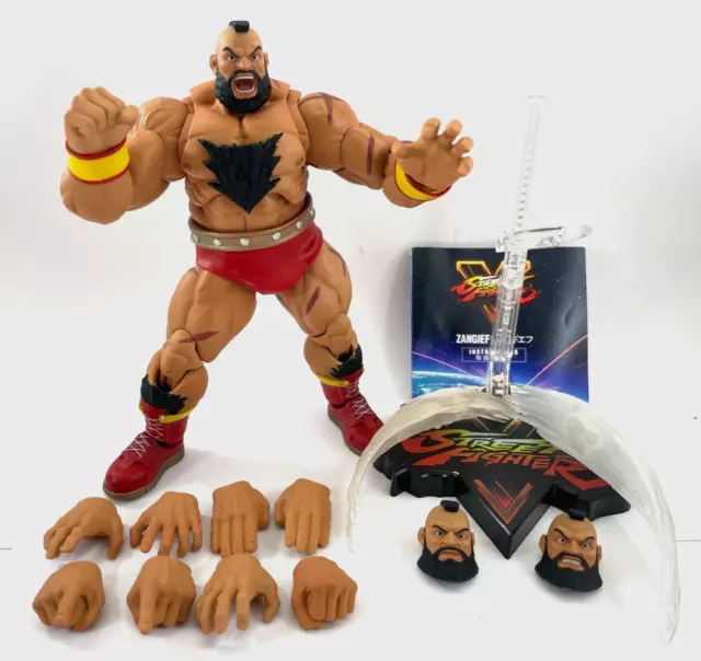 Storm Collectibles Street Fighter V (SF5) Zangief Figure Complete Accessories