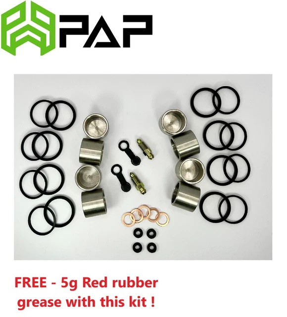 Suzuki GSF1200S Bandit X 1999 Front Brake Caliper Seal Rebuild Kit - Brakemasters, UK Made