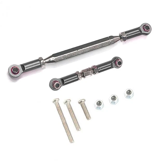 Barra de dirección ajustable de metal Servo Link barra de tracción cerradura de sujeción para Mn D D2X9