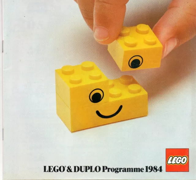 Altes Prospekt / Werbung - Spielzeug : Lego - Duplo Programme 1984