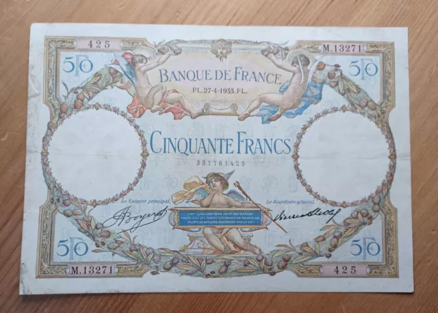 "B24" Billet France 50 Francs - Luc Olivier Merson - 1933