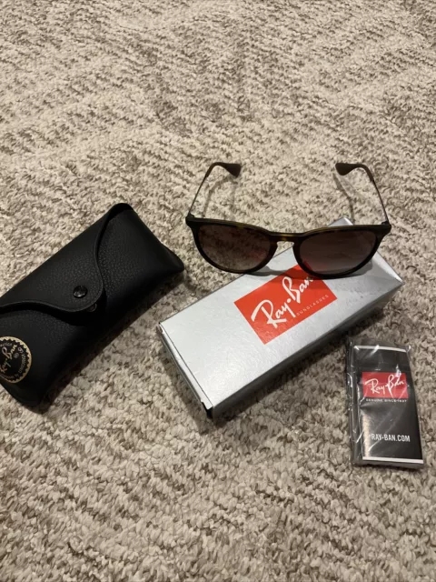 RB 4171 865/13 Ray Ban ERIKA Polished Tortoise Brown/Gradient Sunglasses