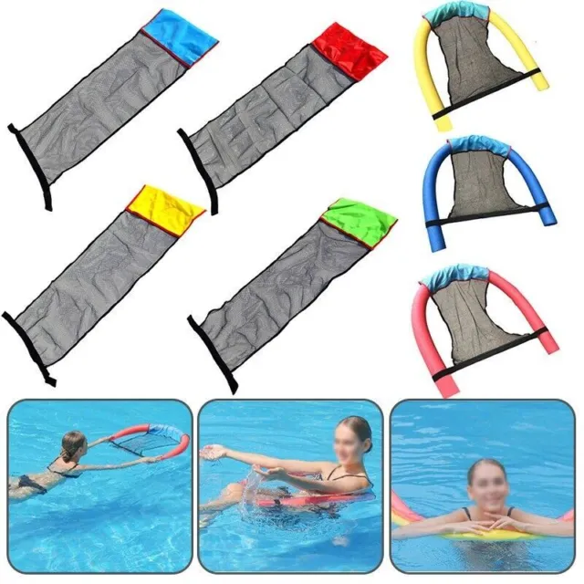 Erwachsene Poolnudel Schwimmnudel Wassersitz Schwimmen Sitz Pool Bed Chair Netz