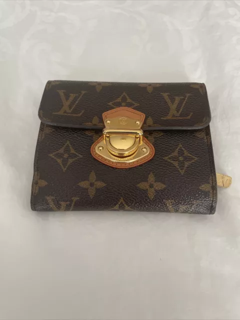 Authentic LOUIS VUITTON Monogram Portefeuille Joy Trifold Wallet Excellent!