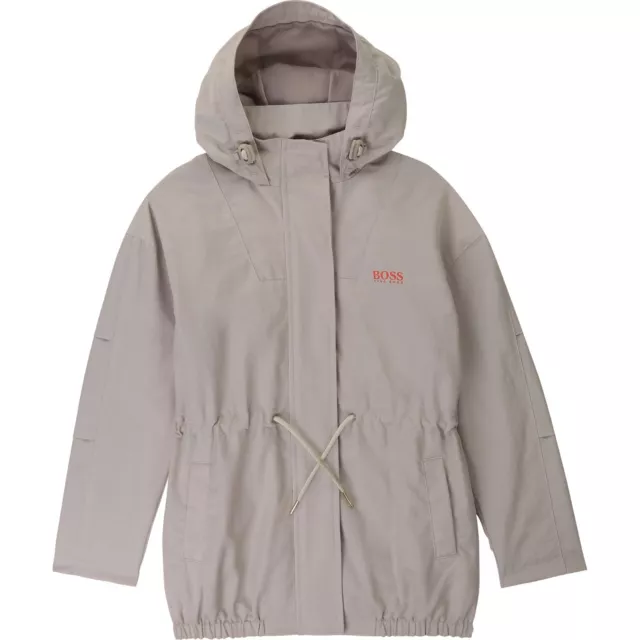 Giacca frangivento Hugo Boss età 10/138 ragazze parka a vento con cappuccio 2