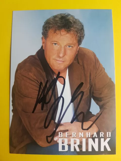 ☆☆☆ Bernhard Brink 1, Original signierte Autogrammkarte, handsigniert, TOP ☆☆☆