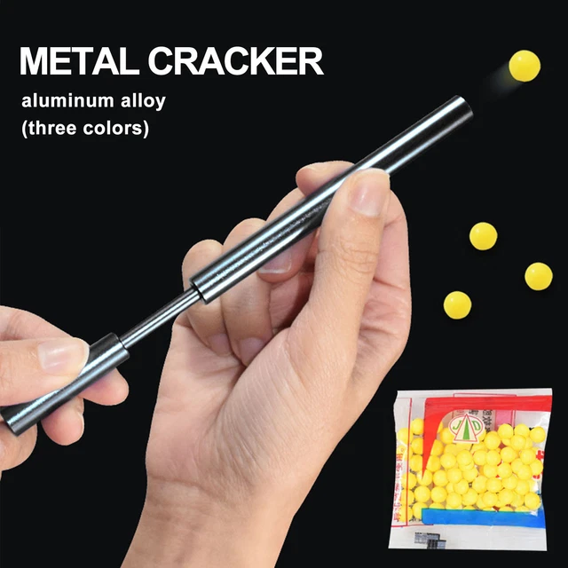 Soft Pinball Launcher Mini Ball Launcher Crackling Tube Pinball Launch Game