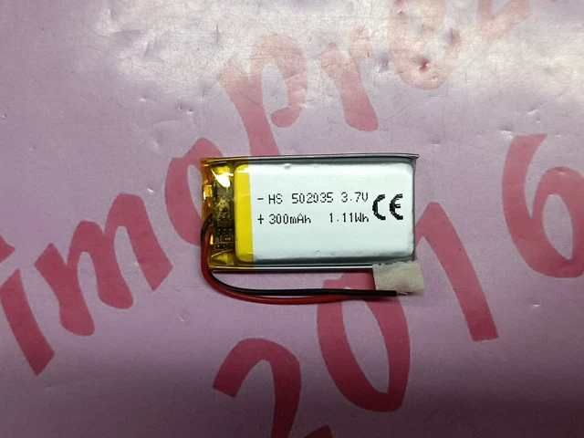 10 PZ 401030 3.7 V 130 mAh Polimero di Lio Lipo Batteria 10 PZ 401030 3.7 V 130 mAh Polimero di Lio Lipo Batteria