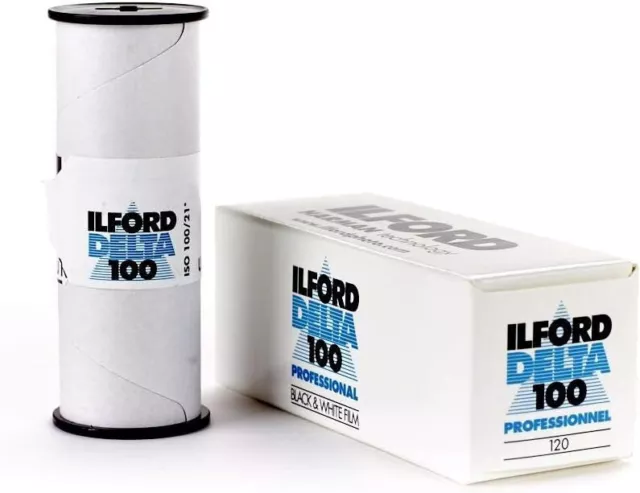 Ilford Delta 100 120 películas negativas en blanco y negro