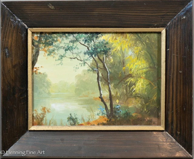 BEAUTIFUL JD CASTRO Manilla Philippines Landscape Oil Painting Filipino