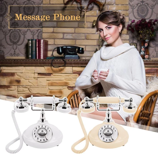 Bisofice Libro Degli Ospiti Audio A Forma Di Telefono Vintage – 8 GB, Registrazione Vocale Per Matrimonio, Feste – Batteria 1200 MAh