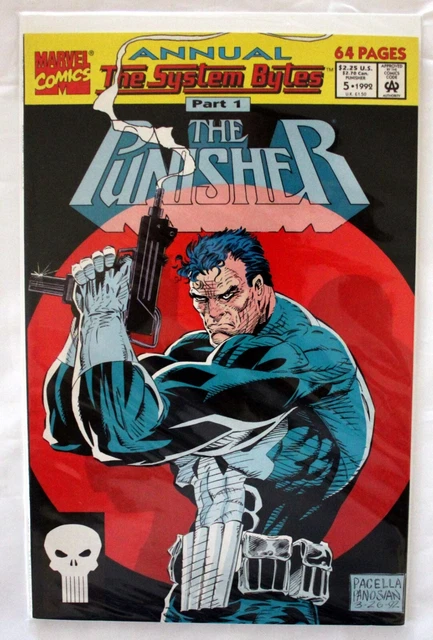 Marvel Comics The Punisher Annual The System Bytes #5 1992 Nice!! LOOK!!