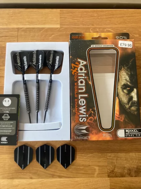 ADRIAN LEWIS TARGET Darts Pixel Grip 23g £75.00 PicClick UK