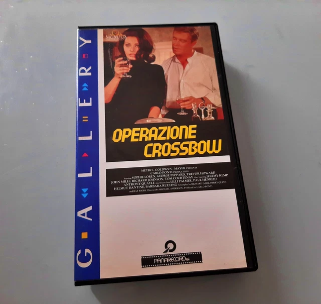 VHS OPERAZIONE CROSSBOW (Sophia Loren, Peppard EUR 2,99
