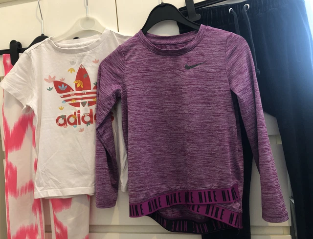 Girls Sports Bundle - Nike Gap Adidas River Island - Age 6-7 7-8