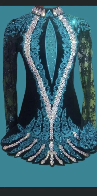 IRISH DANCING DRESS made by keltic storm in belfast. Age 10-12 yrs 516.70  - PicClick UK