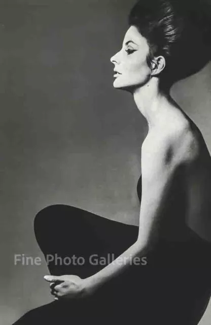 1961 DOLORES GUINESS Fashion Icon By RICHARD AVEDON Duotone Photo Art 16X20