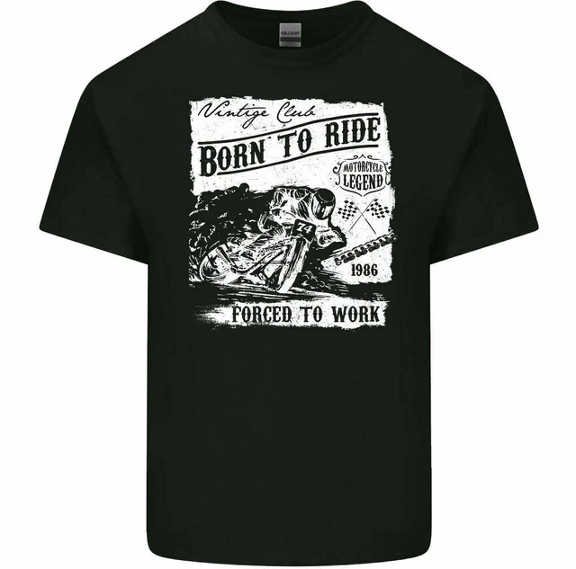 Cafe Racer Biker Uomo Divertente T-Shirt Motocicletta Racing