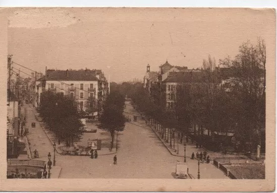 CPA - CHALON-sur-SAONE - Boulevard de la République et rue d'Autun