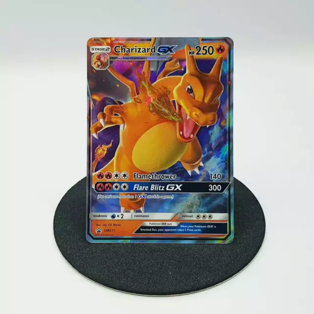 Pokemon Card Charizard GX SM211 rare holo Fullart Black Star Promo Mint