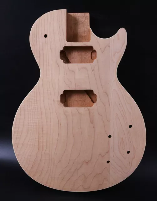 DIY Guitar Body Mahogany Maple Top Arched Top Bolt On Heel DIY Guitar