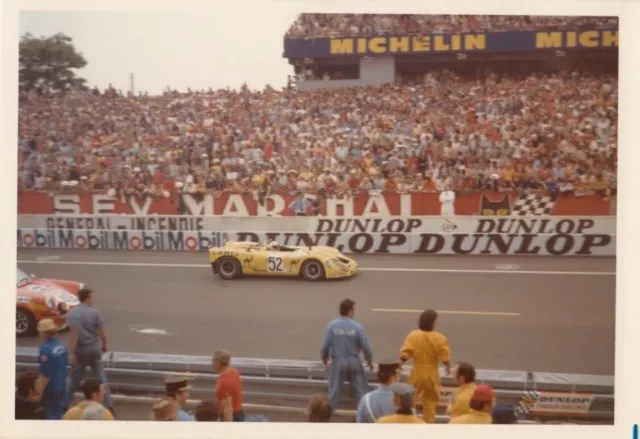 Porsche 908 02 Flunder Camel Le Mans 24 Hours 1973 Original Period Colour Photo